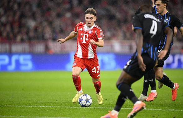 Direct în istorie! La debutul ca titular, l-a depășit pe Toni Kroos și a devenit cel mai tânăr marcator din istoria lui Bayern în Europa