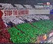Scenografie pro-Palestina la meciul din Liga Campionilor: „Opriți genocidul!”