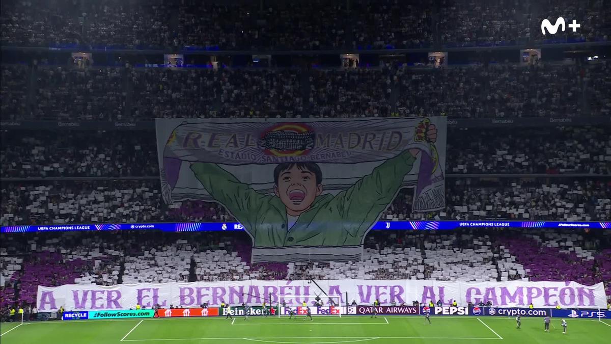 Scenografie specială pentru Lucas Vazquez la Real Madrid - Juventus
