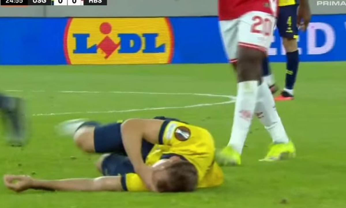 Darius Olaru s-a accidentat în Royale Union SG - Hapoel Beer Sheva