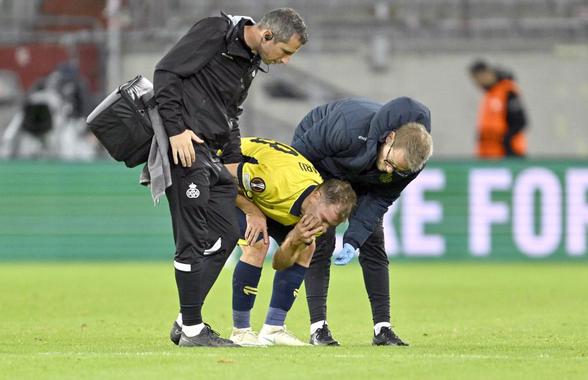 Veste proastă pentru Gheorghe Hagi! Darius Olaru s-a accidentat în Europa League