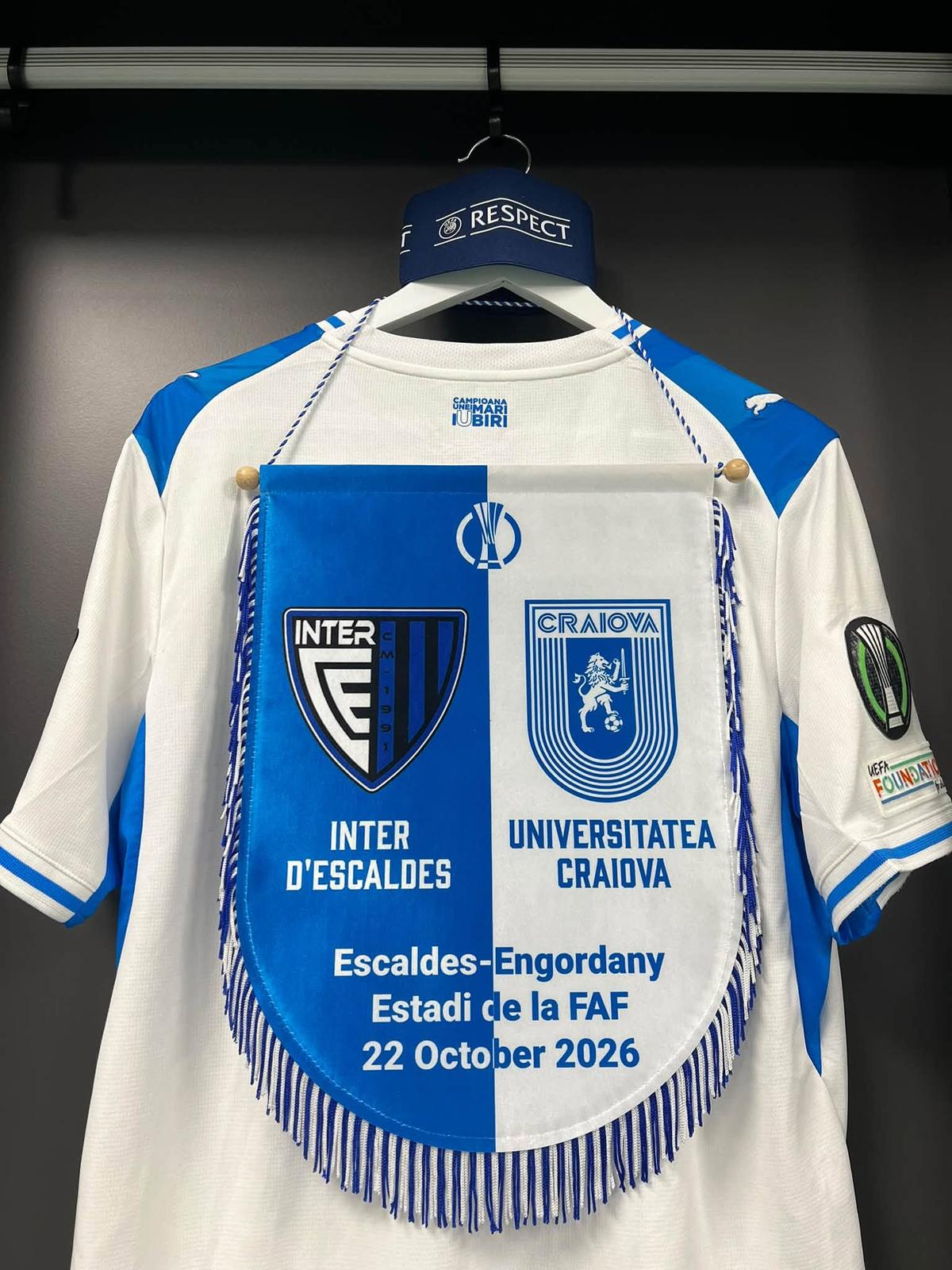 Imagini înainte de Inter Escaldes - Universitatea Craiova