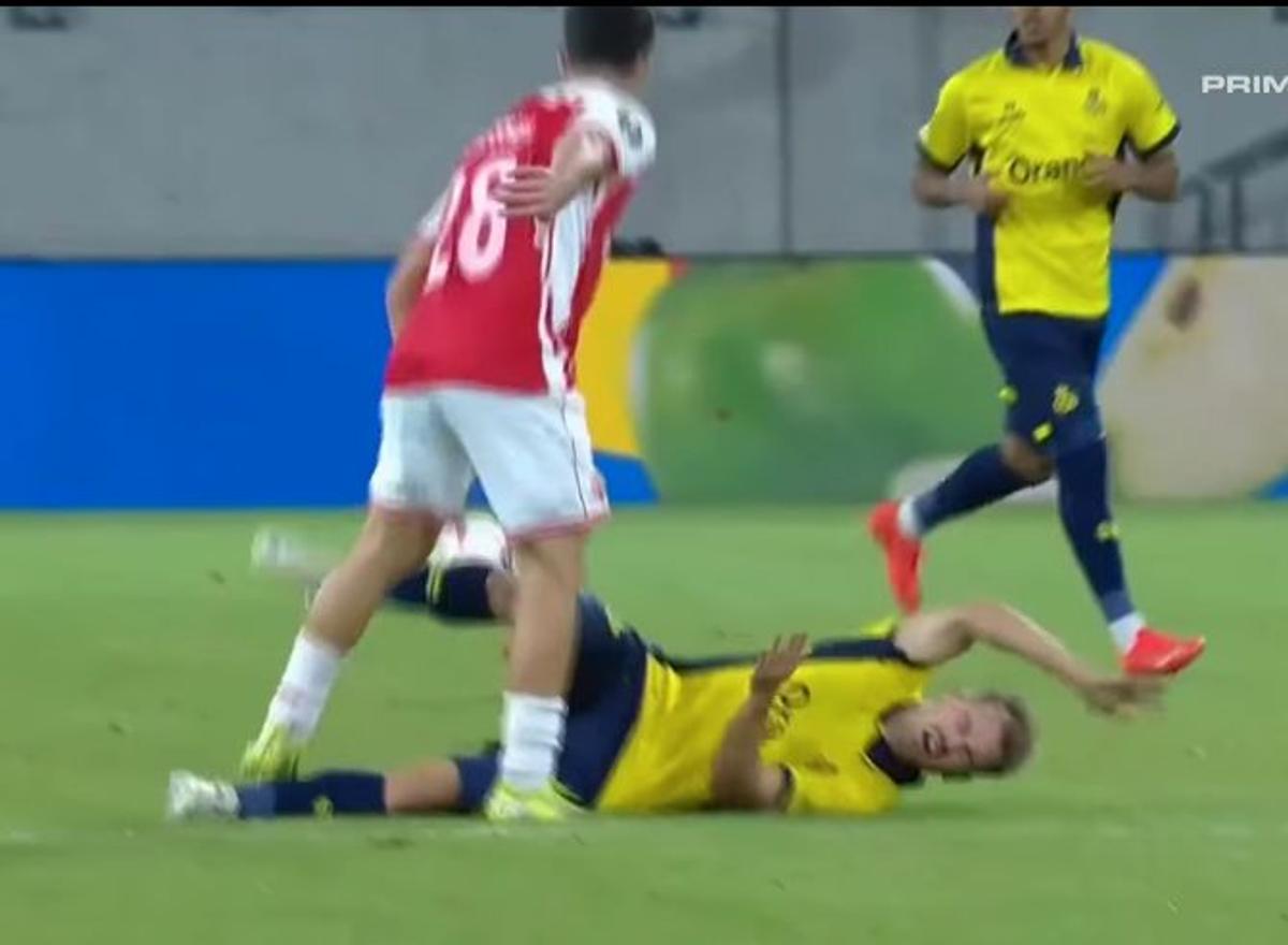 Darius Olaru s-a accidentat în Royale Union SG - Hapoel Beer Sheva