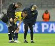 Darius Olaru s-a accidentat în Royale Union SG - Hapoel Beer Sheva / FOTO: Imago Images