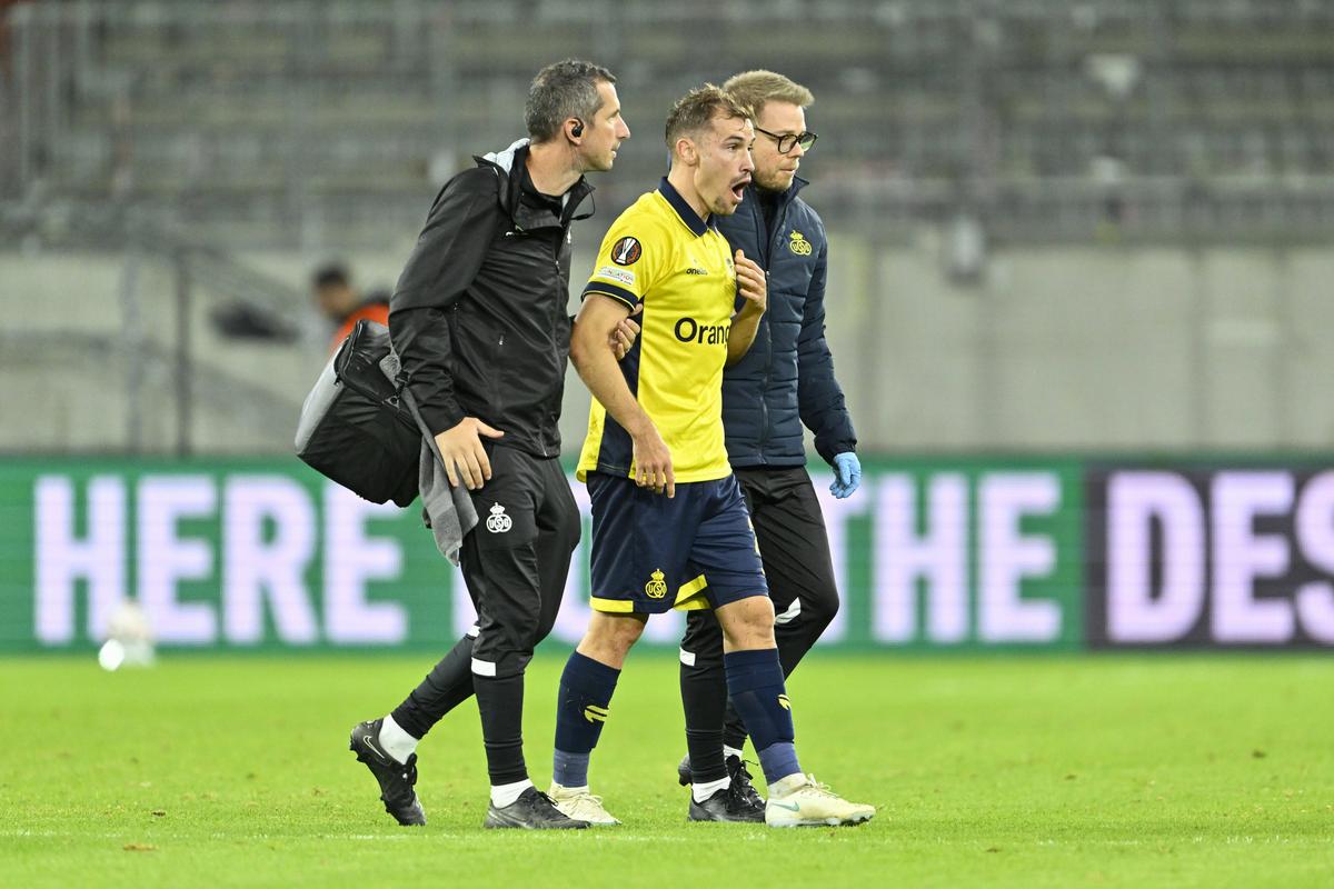 Darius Olaru s-a accidentat în Royale Union SG - Hapoel Beer Sheva