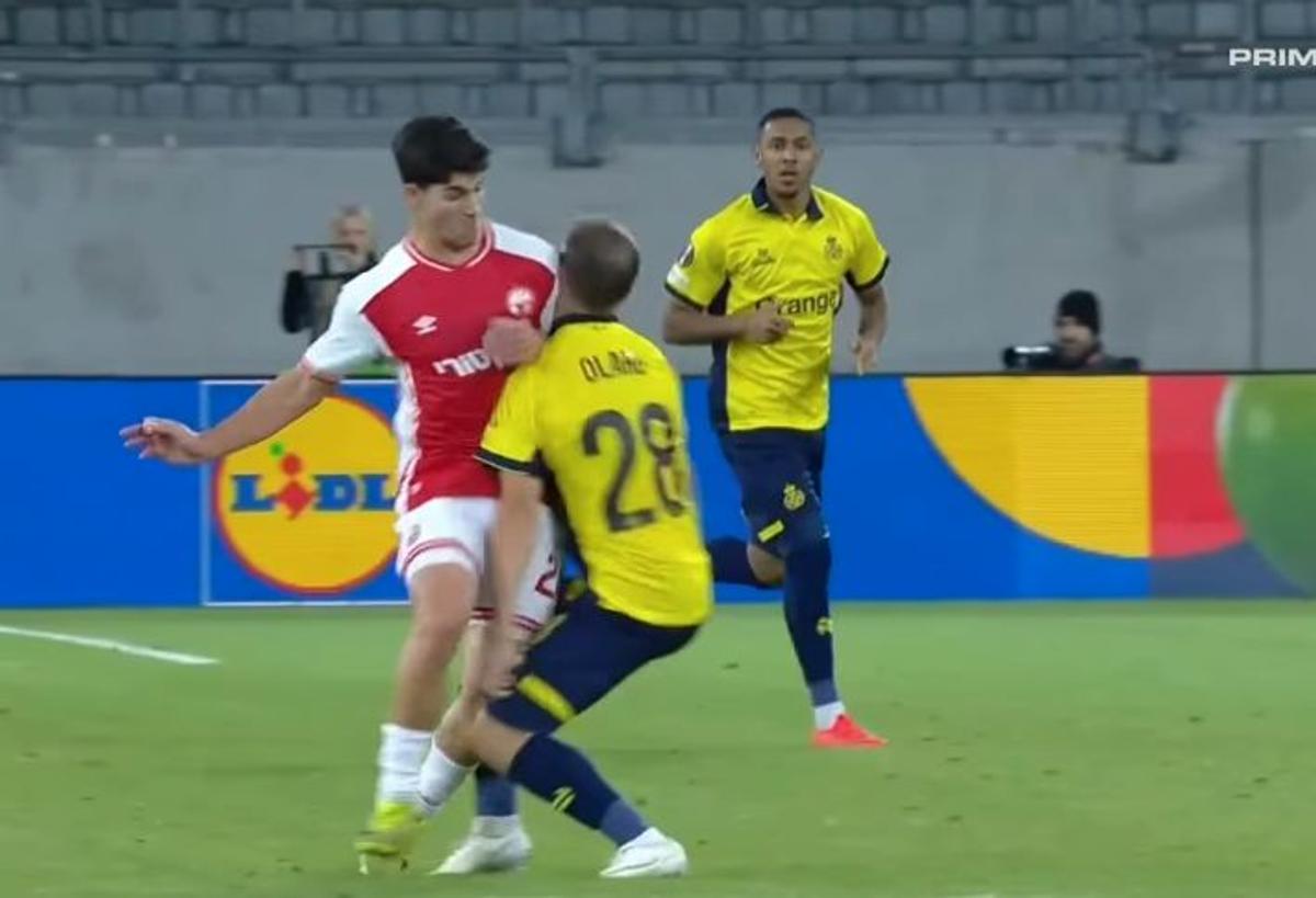 Darius Olaru s-a accidentat în Royale Union SG - Hapoel Beer Sheva
