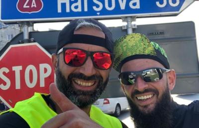 FOTO Aventură în alergare » Ștefan Tudor și Mihai Nenciu au plecat de pe plaja din Mamaia și au ajuns în vârf de munte după un ultramaraton inedit, care a durat 7 zile