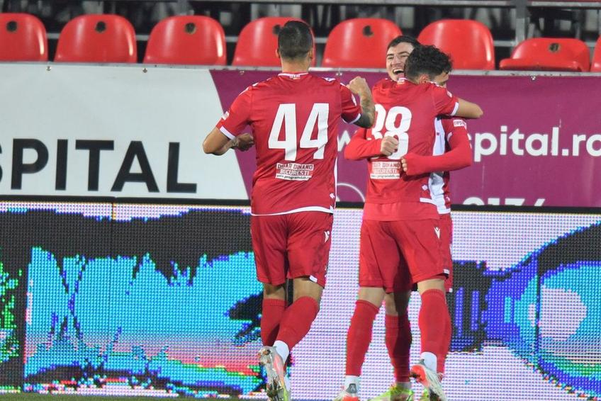 FC Voluntari - Dinamo. Deian Sorescu (24 de ani) a deschis scorul cu o execuție superbă.