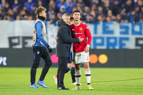 Cristiano Ronaldo și Ole Gunnar Solskjaer