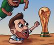 Val de glume după Argentina - Arabia Saudită 1-2 » Cele mai tari meme-uri: Ronaldo „râde” de Messi 