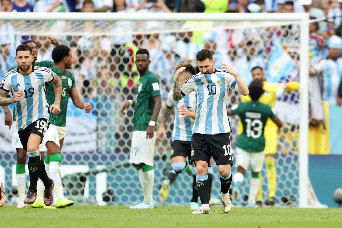 Argentina - Arabia Saudită: 15 imagini cu sud-americanii dărâmați