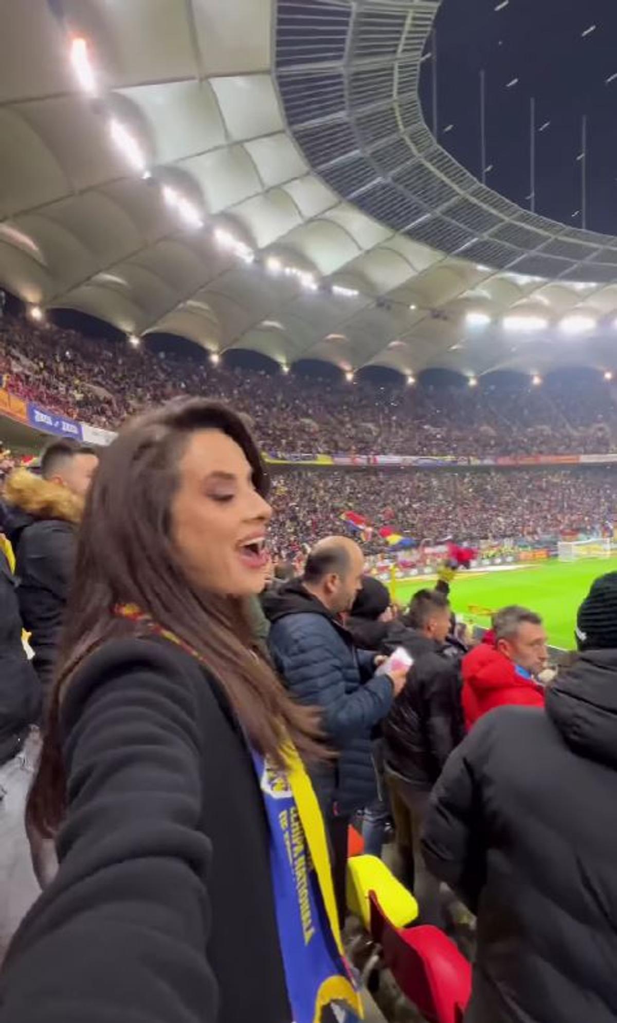 Toți ochii au fost pe ea la România - Elveția! Cine a furat toate privirile pe Arena Națională