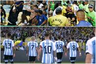 Scene violente la Brazilia - Argentina! Messi a scos echipa de pe teren: „NOI IEȘIM!” » Nebunie pe Maracana: fanii s-au bătut între ei, Emi Martinez a sărit la jandarmi!