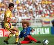 În duel cu columbianul Valderrama în România - Columbia (3-1)