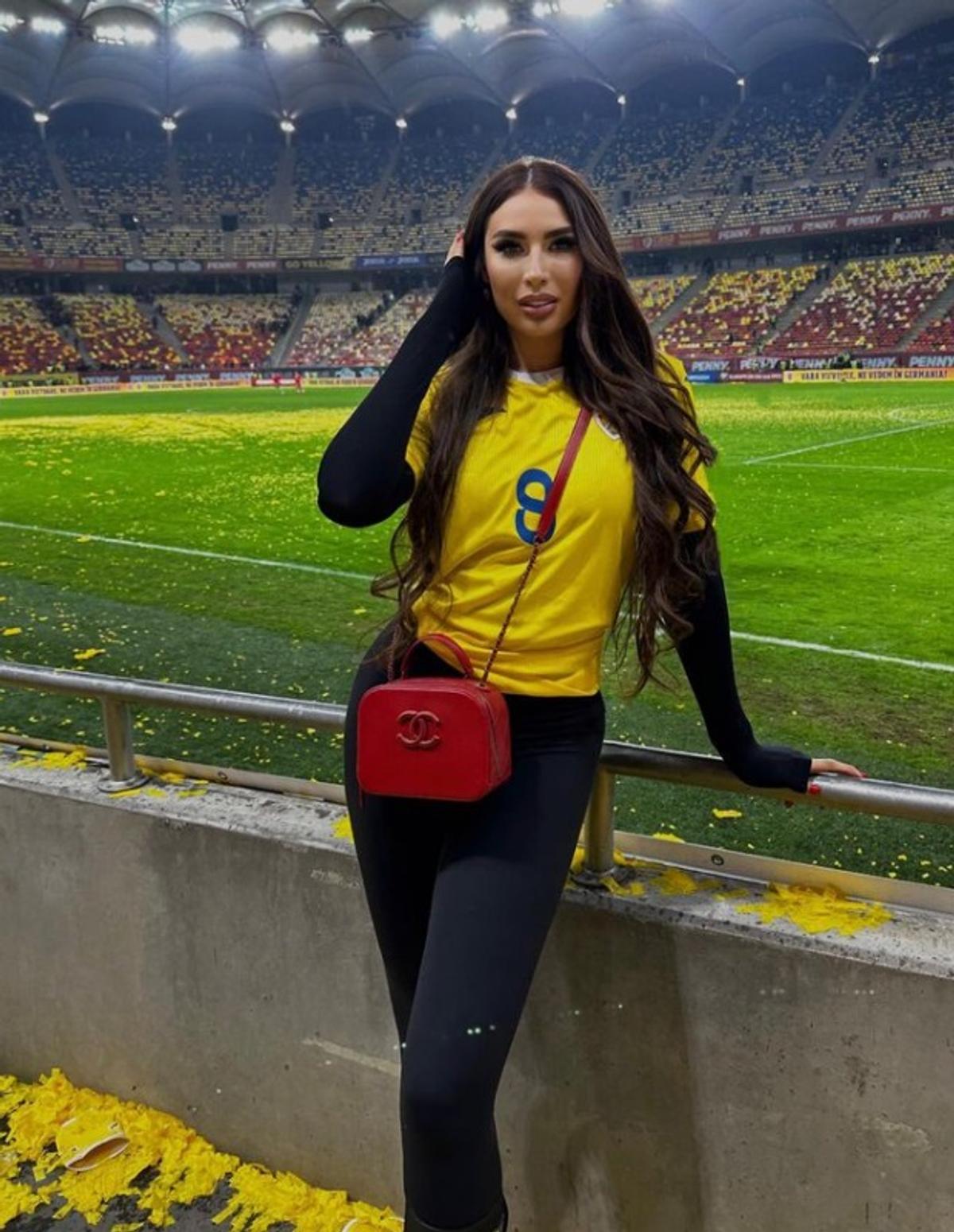 Sarah Dumitrescu - stadion România - Elveția