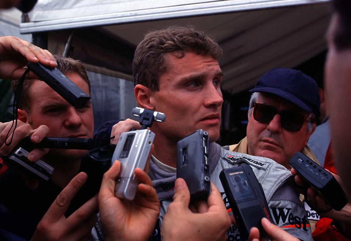 Michael Schumacher - David Coulthard, accident Spa