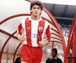 În tricoul Stelei Roșii, înainte de un derby pe fosta ”Marakana” belgrădeană
