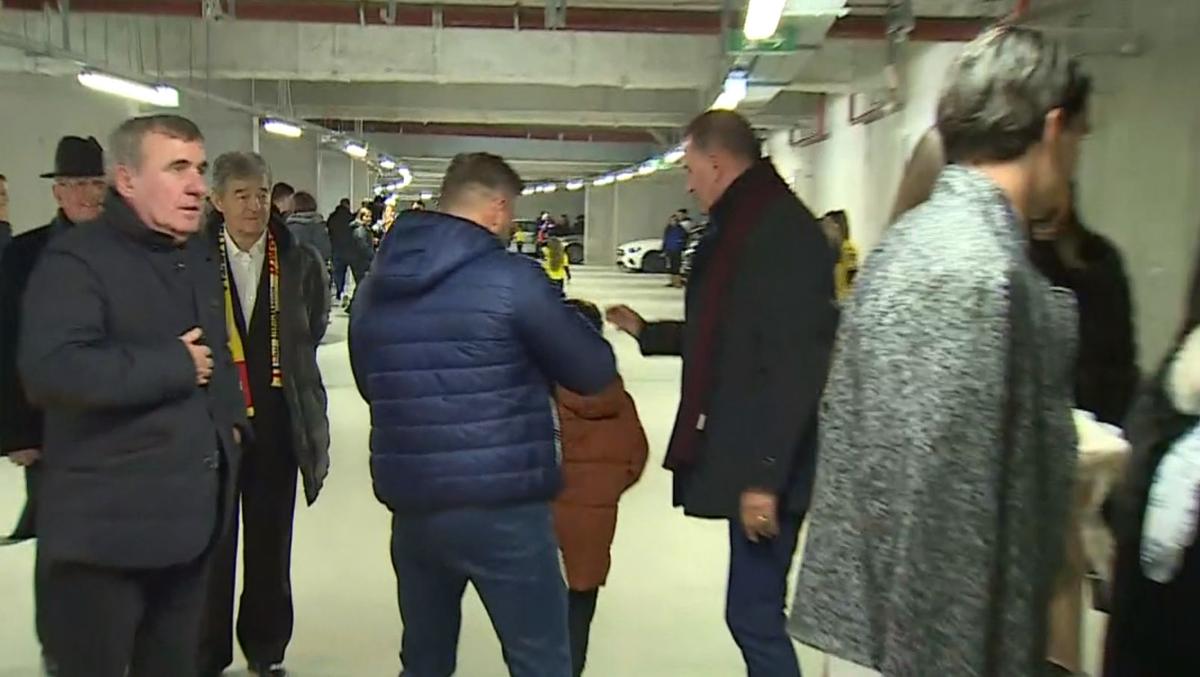 Ianis Hagi și Gică Hagi, după România - Elveția