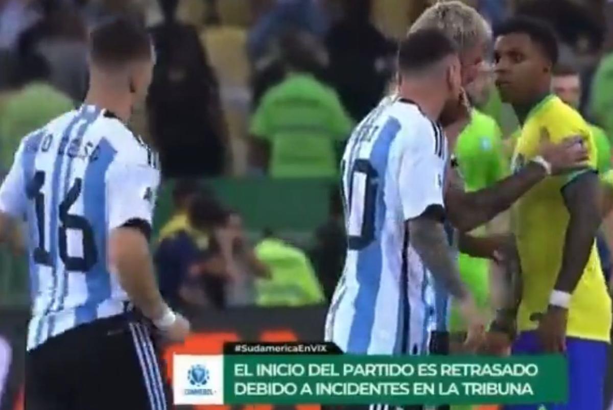 Scene violente la Brazilia - Argentina!
