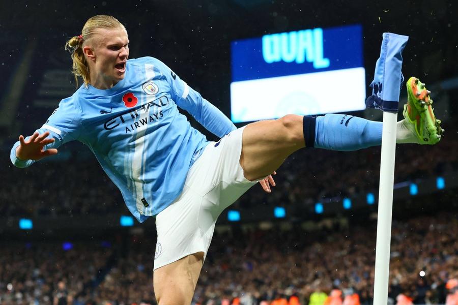 Erling Haaland. foto: Imago Images Record! Erling Haaland a intrat în istorie + Premieră pentru Guardiola în ultimii ani