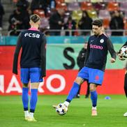 FCSB - Petrolul, imagini de la încălzire/ foto Cristi Preda (GSP)