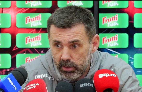 Zeljko Kopic, întrebat direct dacă Alex Musi a fost forțat să se antreneze la naționala U21, deși era accidentat