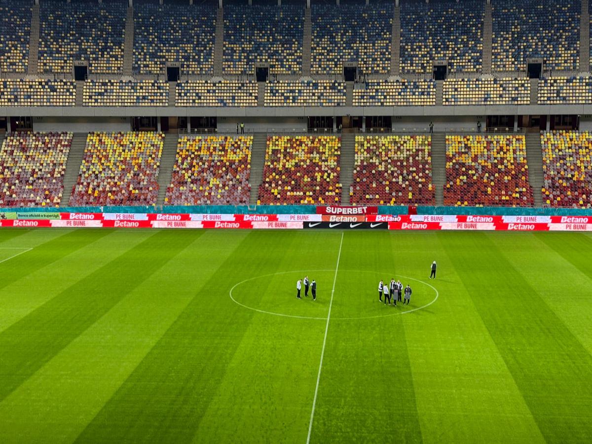 FCSB - Petrolul, imagini înainte de meci de la Arena Națională