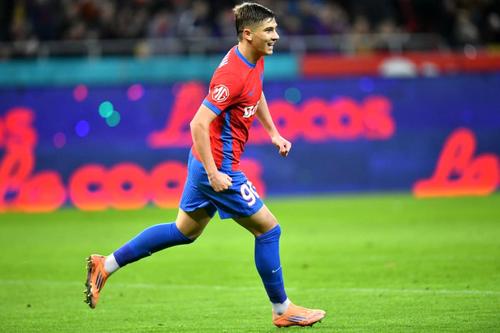 Alexandru Stoian a deschis scorul în FCSB - Petrolul/ foto Cristi Preda (GSP)