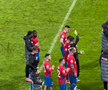 Imagini de la finalul meciului FCSB - Petrolul