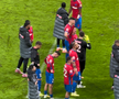 Imagini de la finalul meciului FCSB - Petrolul