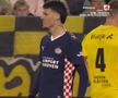 Dennis Man, în NAC Breda - PSV // FOTO: captură Prima Sport