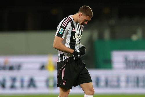Dusan Vlahovic în Fiorentina - Juventus  1-1/ Foto: Getty Images