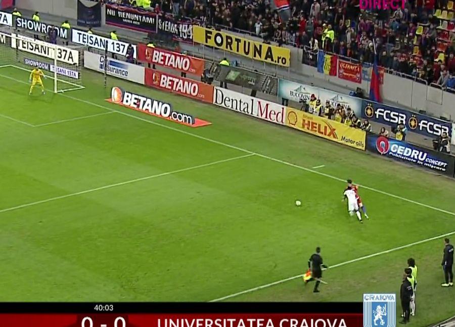 FCSB - CRAIOVA 2-0 // FOTO S-au distrat cu apărarea lui Pițurcă! 3 faze de generic în decurs de 5 minute: Florinel Coman i-a încheiat cariera lui Vlădoiu :)