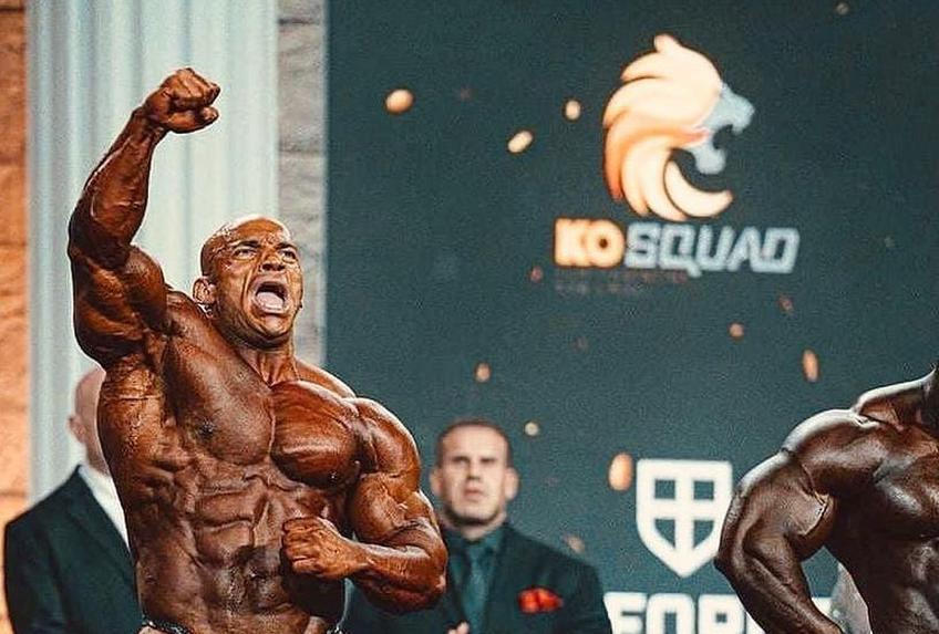 Egipteanul Mamdouh Elssbiay (36 de ani), cunoscut ca „Big Ramy”, a fost încoronat cu titlul de Mr. Olympia 2020 în cea mai mare competiție internațională de cultursim // FOTO: Instagram @mrolympiallc