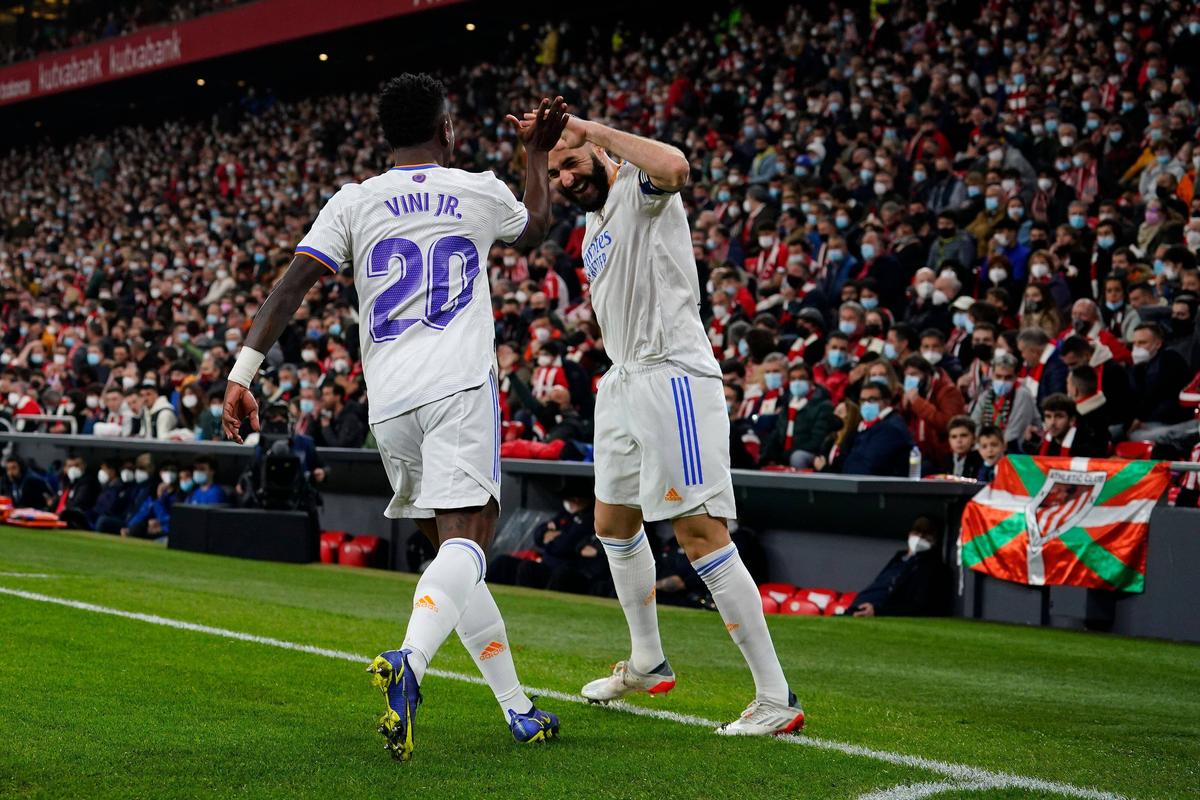 Bilbao - Real Madrid s-a „terminat” în minutul 10 » Benzema a dat recital