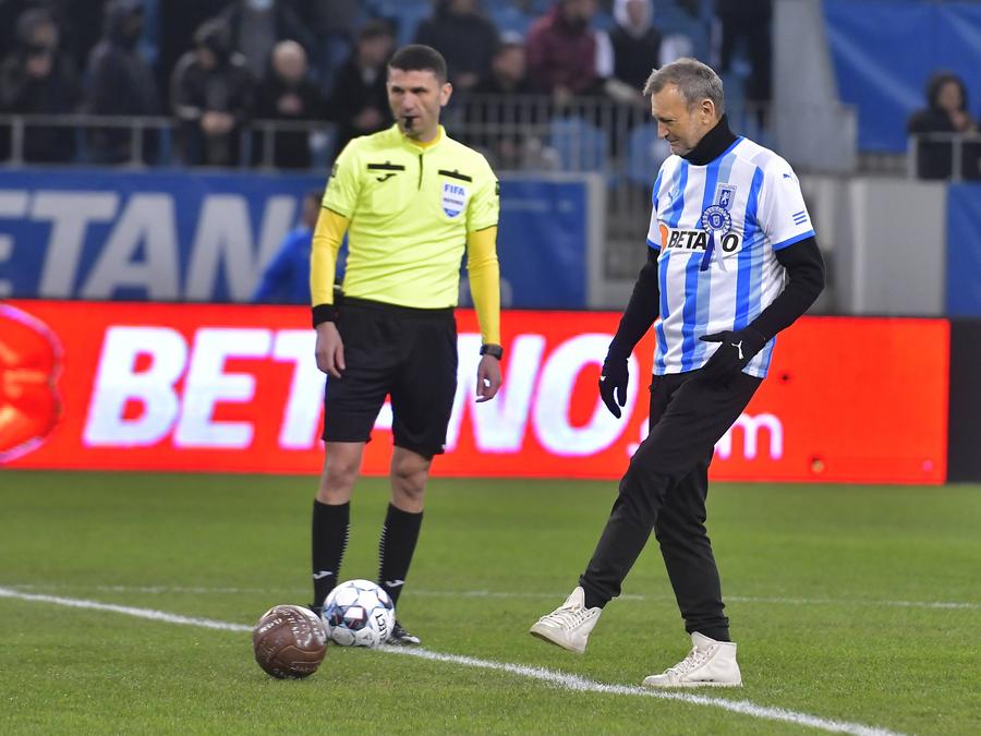 Gică Craioveanu a dat lovitura de start pe Ion Oblemenco. Foto: Cristi Preda (GSP) Gică Craioveanu a remarcat marea problemă de la Universitatea Craiova: „Ceva nu funcționează” + De ce nu crede că Rotaru va lăsa clubul