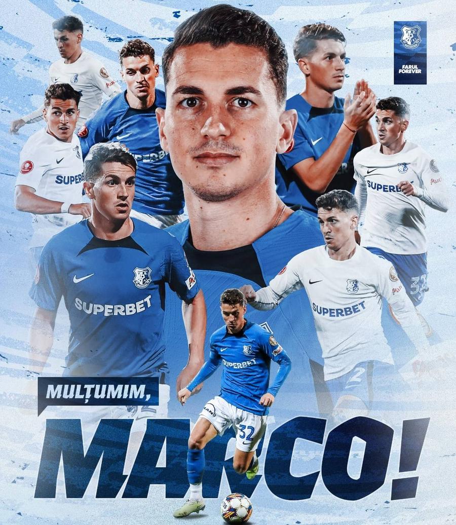 Farul și argentinianul Marco Borgnino au decis, de comun acord, încetarea raporturilor contractuale ! Gică Hagi a început curățenia la Farul » El e primul jucător care a fost dat afară!
