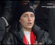 Andreea Prisăcariu, „sub acoperire” la meciul Dinamo - FC Voluntari, de pe „Arcul de Triumf”
