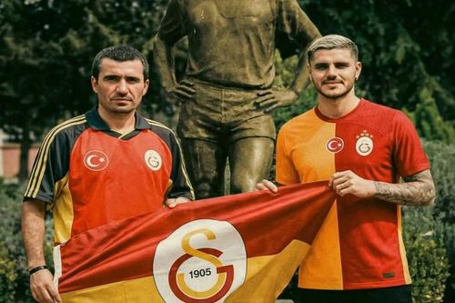 Hagi și Icardi / foto: instagram @mauroicardi
