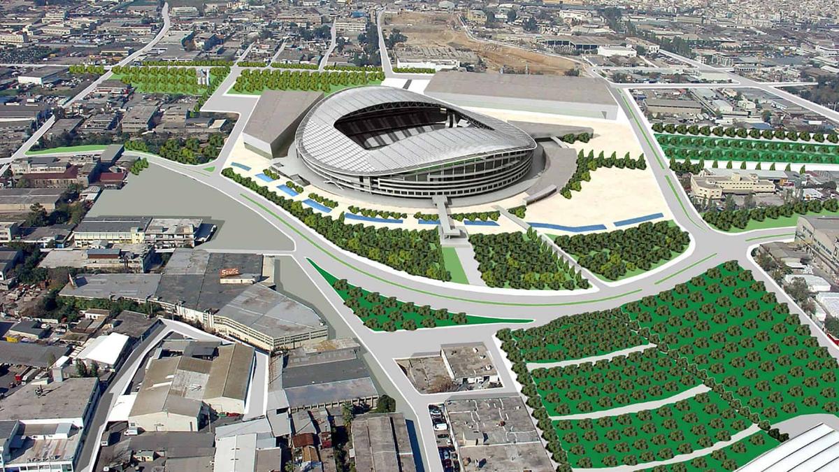 Imagini de la lucrările noului stadion al lui Panathinaikos