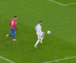 Rapid a cerut penalty în prelungirile derby-ului cu FCSB // FOTO: captură Orange Sport