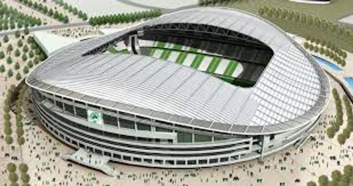 Imagini de la lucrările noului stadion al lui Panathinaikos