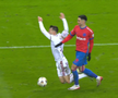 Rapid a cerut penalty în prelungirile derby-ului cu FCSB // FOTO: captură Orange Sport