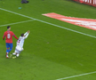 Rapid a cerut penalty în prelungirile derby-ului cu FCSB // FOTO: captură Orange Sport