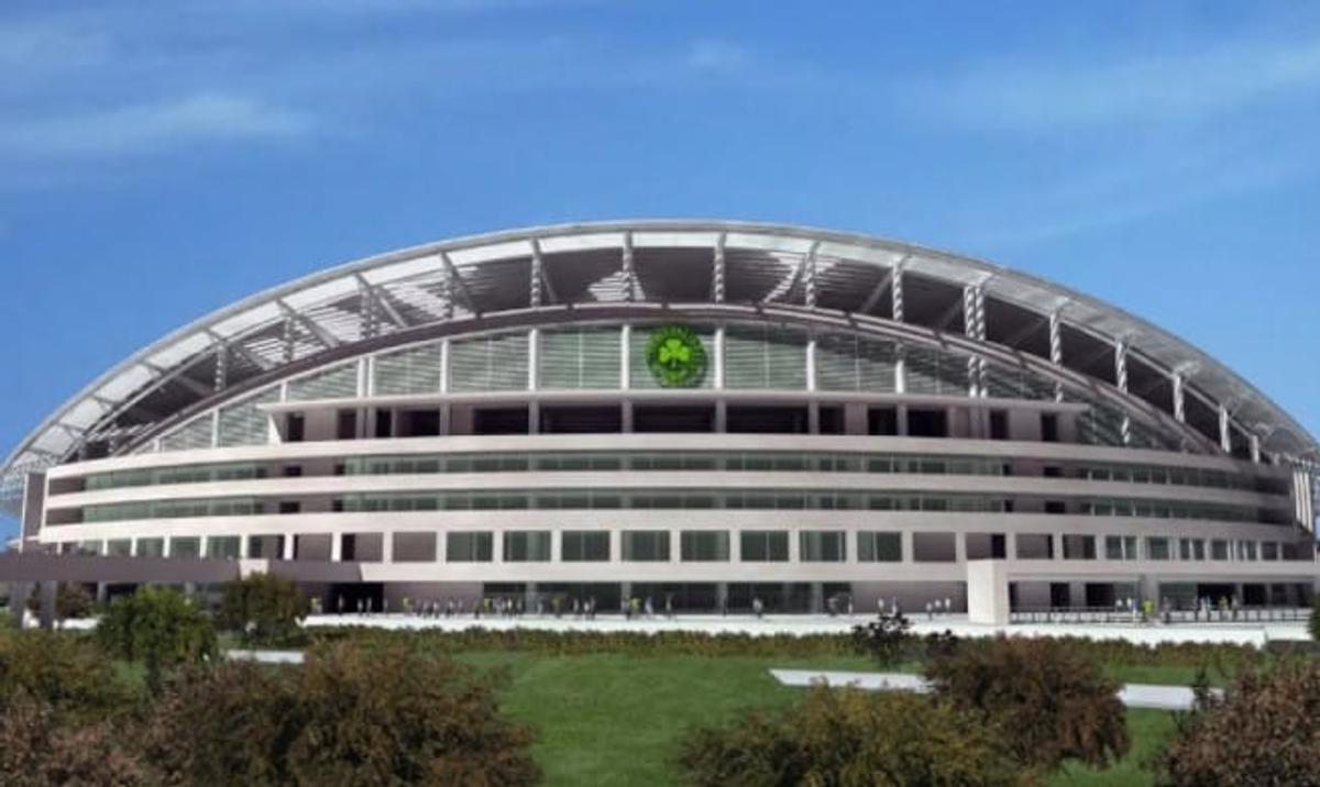 Imagini de la lucrările noului stadion al lui Panathinaikos