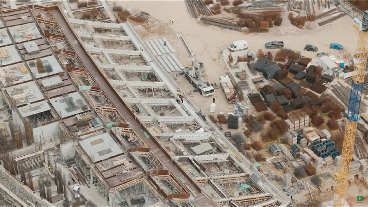 Imagini de la lucrările noului stadion al lui Panathinaikos