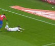Rapid a cerut penalty în prelungirile derby-ului cu FCSB // FOTO: captură Orange Sport