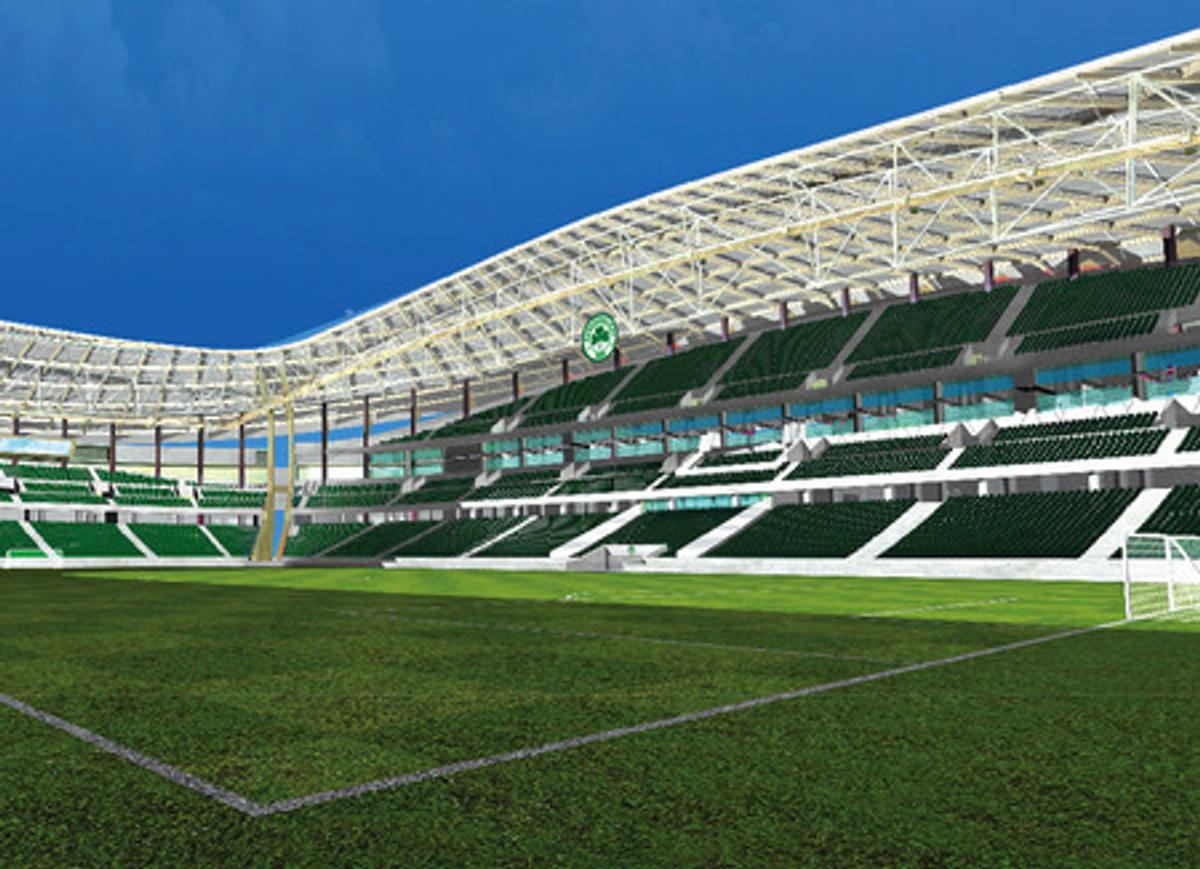 E aproape gata! Clubul istoric va avea o „bijuterie” de 40.000 de locuri » Stadionul trebuia să fie inaugurat în 2008