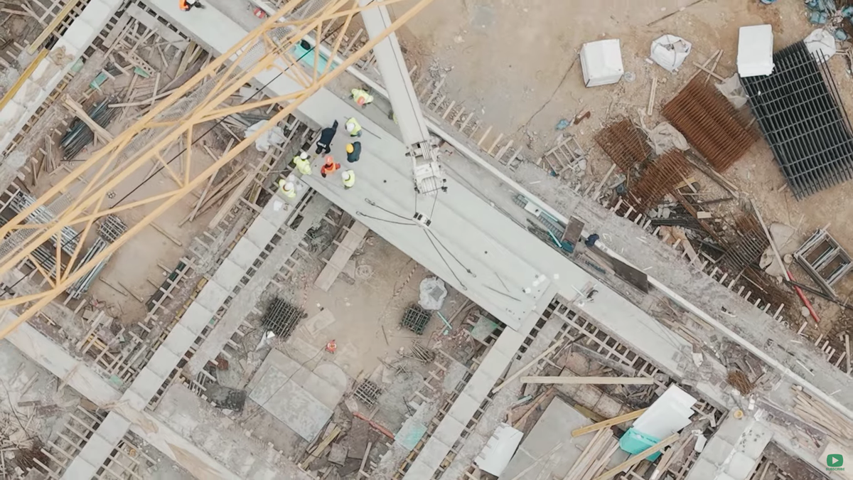 Imagini de la lucrările noului stadion al lui Panathinaikos