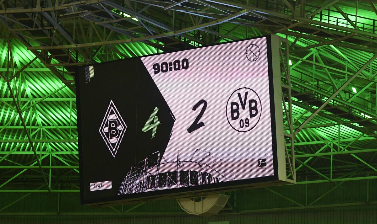 Gladbach - Dortmund 4-2 22.01.2020